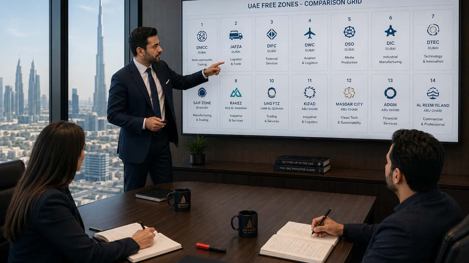 IFZA vs DMCC vs Meydan: Dubai Free Zone Comparison (2026)