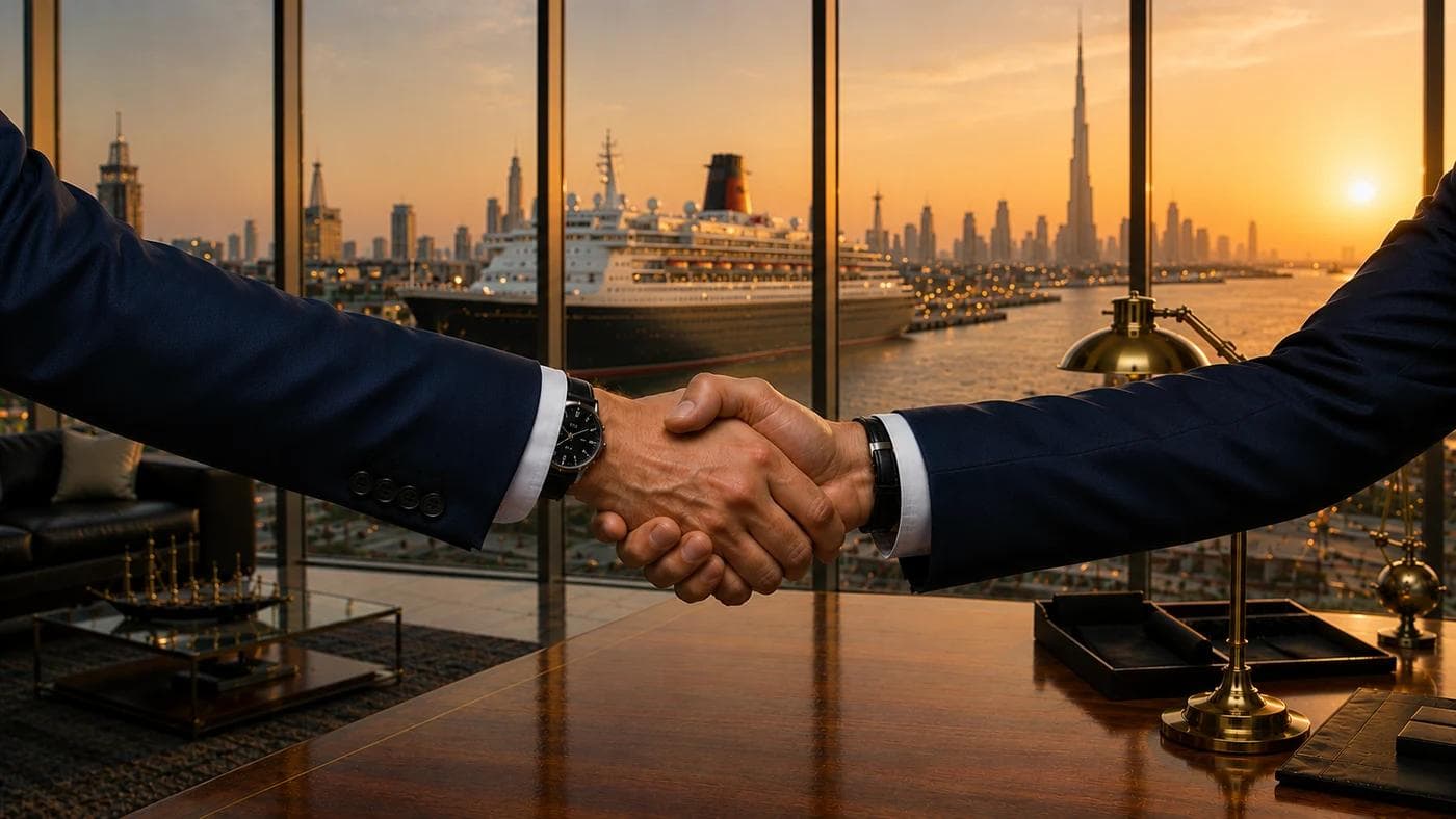 Avyanco advisor closing a DUQE free zone company formation engagement with a founder
